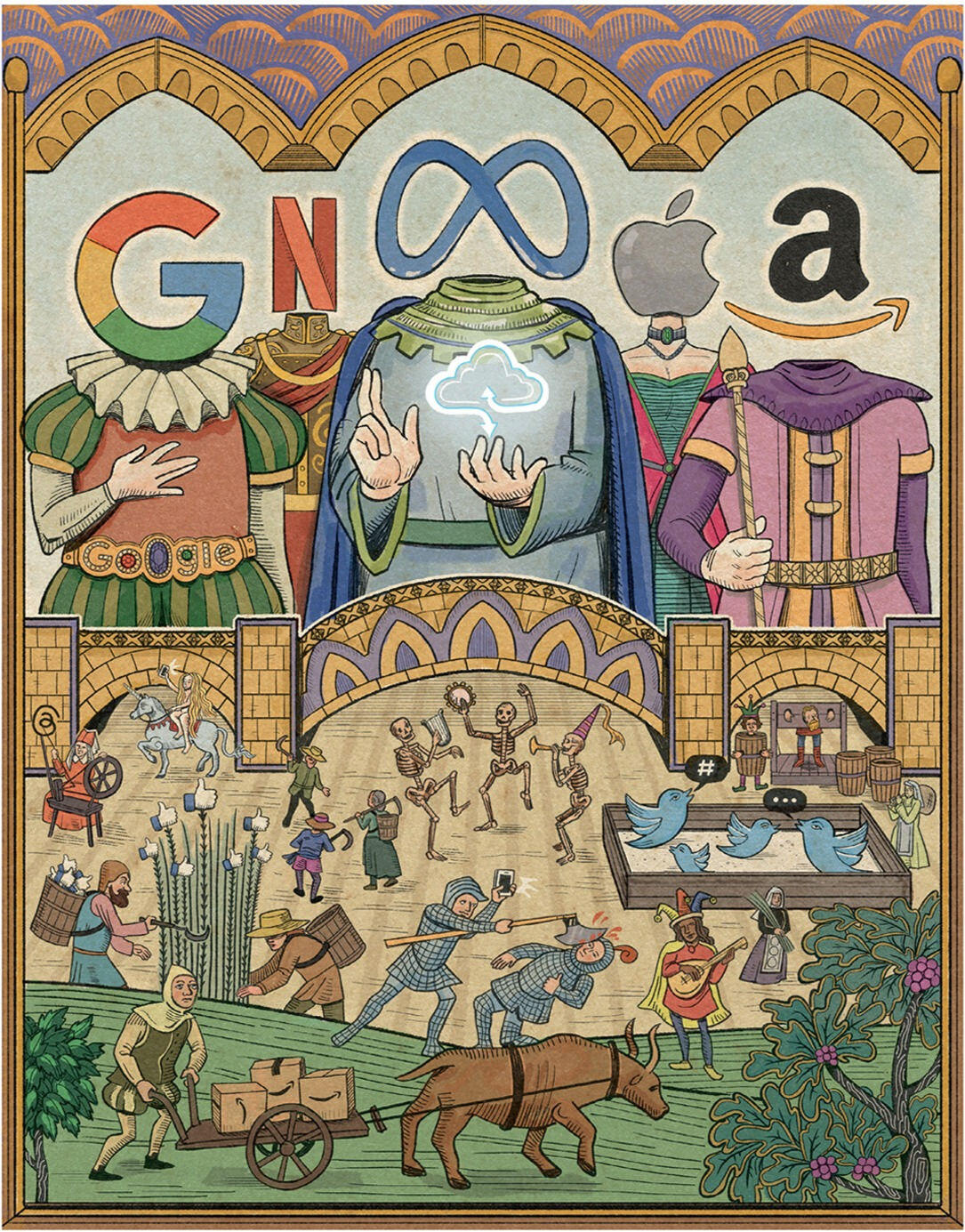 Technofeudalism artwork by chelsea saunders (https://www.chelseasaunders.me) Technofeudalism artwork by chelsea saunders (https://www.chelseasaunders.me)